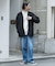 『別注』THOUSAND MILE×URBAN RESEARCH　ニットフリースカーディガン