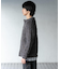 ブークレシャギークルーネックカーディガン