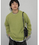 『洗濯可』ソフトシャギークルーネックニット