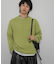『洗濯可』ソフトシャギークルーネックニット