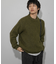 シャギークルーネックニット