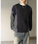 ブロッキングステッチクルーネックニット