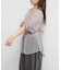 チュールレイヤードシャツ