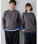 『ユニセックス』『洗濯可』ストレッチリブハイショクラインニット