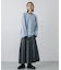 『ユニセックス』『洗濯可』ストレッチリブハイショクラインニット