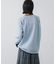 『ユニセックス』『洗濯可』ストレッチリブハイショクラインニット