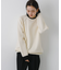 『ユニセックス』『洗濯可』ストレッチリブハイショクラインニット