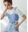 リブニットビスチェ