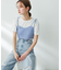 リブニットビスチェ