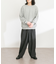 ウール混バルーンパンツ