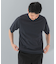 LIFE STYLE TAILOR　ハイゲージクルーネック半袖ニット