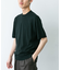 LIFE STYLE TAILOR　ハイゲージクルーネック半袖ニット