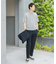 LIFE STYLE TAILOR　ハイゲージクルーネック半袖ニット