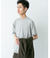 LIFE STYLE TAILOR　ハイゲージクルーネック半袖ニット