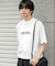 ロゴグラフィックボクシーTシャツ(5分袖)