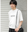 ロゴグラフィックボクシーTシャツ(5分袖)