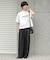 ロゴグラフィックボクシーTシャツ(5分袖)