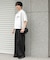 ロゴグラフィックボクシーTシャツ(5分袖)