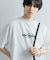 ロゴグラフィックボクシーTシャツ(5分袖)