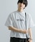 ロゴグラフィックボクシーTシャツ(5分袖)