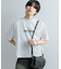 ロゴグラフィックボクシーTシャツ(5分袖)