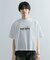 ロゴグラフィックボクシーTシャツ(5分袖)