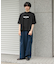 ロゴグラフィックボクシーTシャツ(5分袖)