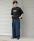 ロゴグラフィックボクシーTシャツ(5分袖)