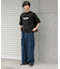 ロゴグラフィックボクシーTシャツ(5分袖)