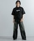 ロゴグラフィックボクシーTシャツ(5分袖)