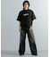 ロゴグラフィックボクシーTシャツ(5分袖)
