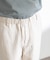 コットンリネンワイドイージーパンツ