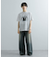 キャットグラフィックプリントTシャツ A