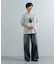 キャットグラフィックプリントTシャツ A