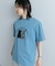 キャットグラフィックプリントTシャツ A