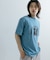 キャットグラフィックプリントTシャツ A