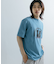 キャットグラフィックプリントTシャツ A