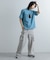 キャットグラフィックプリントTシャツ A