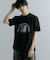 キャットグラフィックプリントTシャツ A