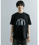 キャットグラフィックプリントTシャツ A