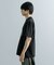 キャットグラフィックプリントTシャツ A