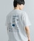 キャットグラフィックプリントTシャツ B