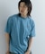 キャットグラフィックプリントTシャツ B