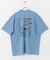 キャットグラフィックプリントTシャツ B