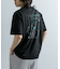 キャットグラフィックプリントTシャツ B