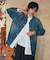 new basic 10oz DENIM STAND COVERALL