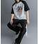 『別注』SHUHEI KOKI×SENSE OF PLACE　ラグランTシャツ