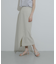 『UR TECH DRYLUXE』リネンライクアシンメトリースカート