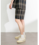オンブレチェックイージーショートパンツ