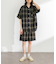 オンブレチェックイージーショートパンツ